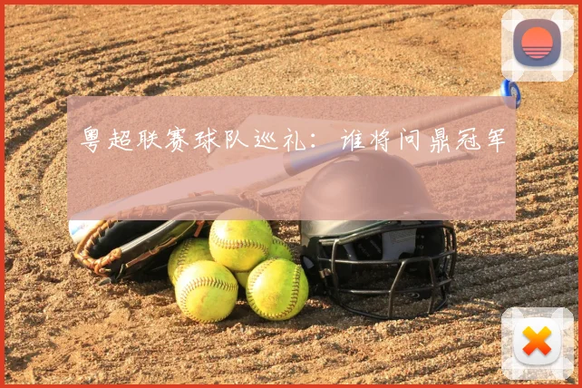 粤超联赛球队巡礼:谁将问鼎冠军